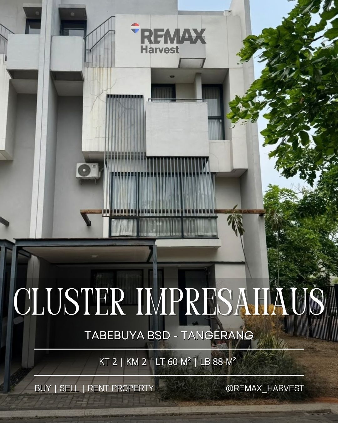 Rumah Cluster Impresahaus Tabebuya BSD